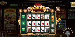 cách chơi Mini Poker Iwin